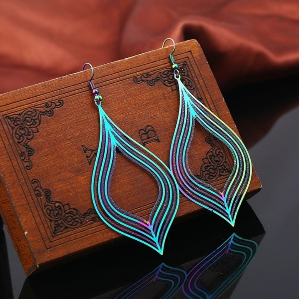 2 for $25 Multi-Colored Long Earrings